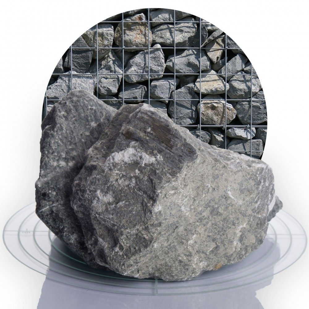 Diabas Gabionensteine grau 100-300 mm