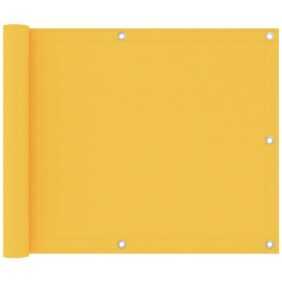 Balkon-Sichtschutz Gelb 75x500 cm Oxford-Gewebe - Hommoo