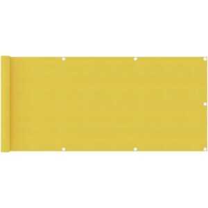 Balkon-Sichtschutz Gelb 75x500 cm hdpe