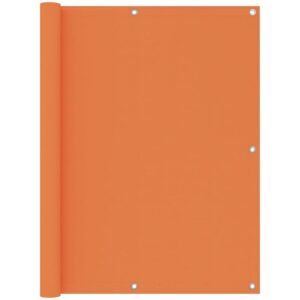 Balkon-Sichtschutz Orange 120x600 cm Oxford-Gewebe