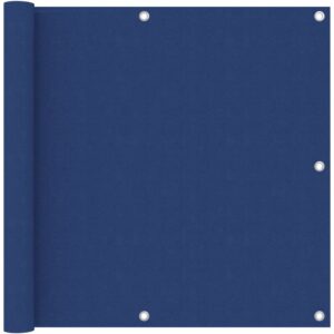 Balkon-Sichtschutz Sonnenschutz für Garten Balkon Terrasse Blau 90x500 cm Oxford-Gewebe DE68810 - Blau