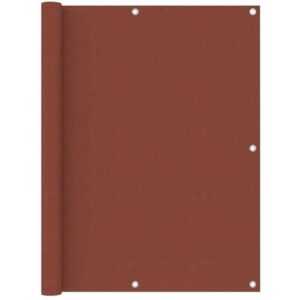 Balkon-Sichtschutz Terracotta-Rot 120x300 cm Oxford-Gewebe FF134980DE