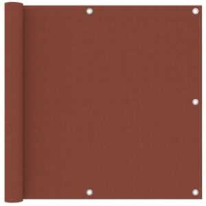 Balkon-Sichtschutz Terracotta-Rot 90x300 cm Oxford-Gewebe FF134976DE