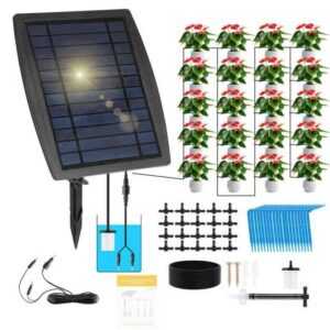 Bettizia Solarpumpe Solar Bewässerungssystem Solarpumpe Automatische mit 12 Timer Modi