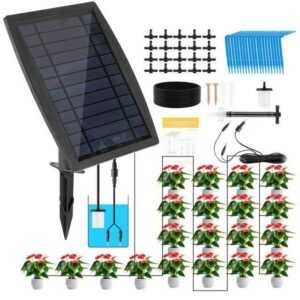 Bettizia Solarpumpe Solar Bewässerungssystem Solarpumpe mit 12 Timer-Modi für Balkon