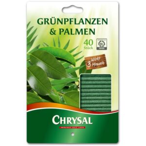 Chrysal Grünpflanzen & Palmen Düngestäbchen - 40 Stück