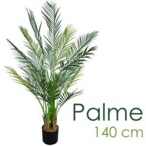 Decovego - Künstliche Palme groß Kunstpalme Kunstpflanze Palme künstlich wie echt Plastikpflanze Auswahl Dekoration Deko