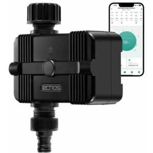 Echos Bewässerungscomputer mit WLAN Alexa, Google Assistant WiFi Bewässerungssystem Garten Zeitschaltuhr Bewässerungstimer Automatische Bewässerung