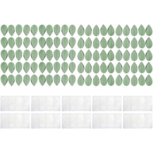 Eosnow - 100 Stück Pflanzenkletter-Wandbefestigungs-Clips, Wandranken-Befestigungsklammern, selbstklebende Haken, Ranken-Traktion