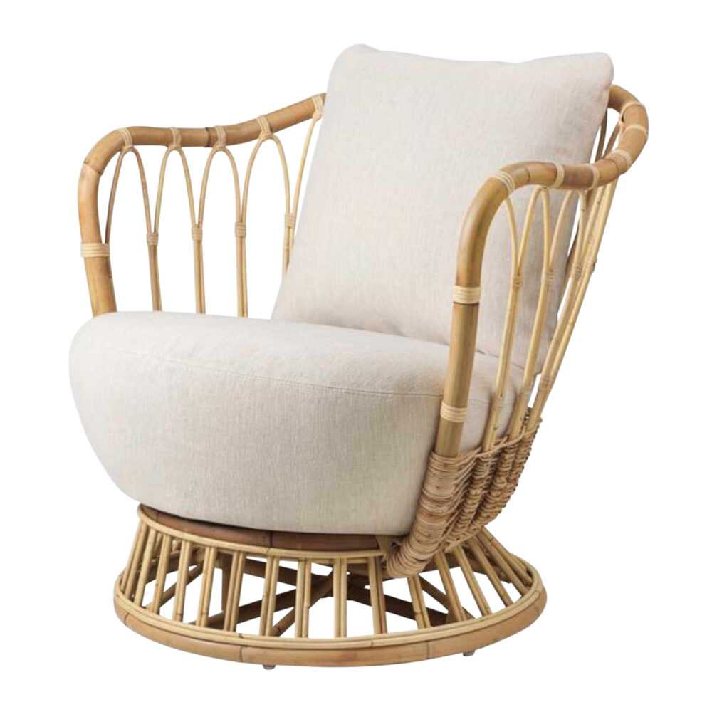 Grace Lounge Chair Sessel, Bezug kvadrat remix 0912 stoff