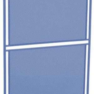 Gravidus Balkonsichtschutz Lärmschutz Windschutz Sichtschutz Balkon Terrasse Metall blau 124x80