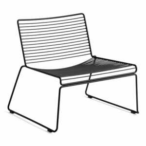 Hee Lounge Sessel, Farbe schwarz pulverbeschichtet
