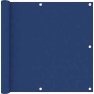 Hommoo - Balkon-Sichtschutz Blau 90x300 cm Oxford-Gewebe