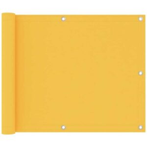Hommoo - Balkon-Sichtschutz Gelb 75x300 cm Oxford-Gewebe