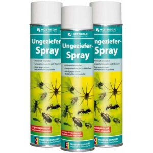 Hotrega - Ungeziefer Spray 600 ml - Insektenvernichter, Wespenspray, Insektenspray, Schädlingsbekämpfung