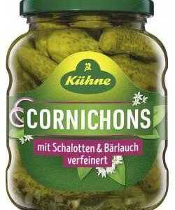 Kühne Cornichons mit Bärlauch & Schalotten