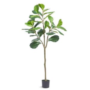 Kunstbaum Geigenfeige Künstlich 78x78x155,6cm Kunstpflanze PE Künstliche, VEVOR, Höhe 155.6 cm