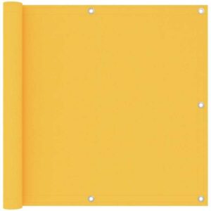 Longziming - Balkon-Sichtschutz Gelb 90x500 cm Oxford-Gewebe