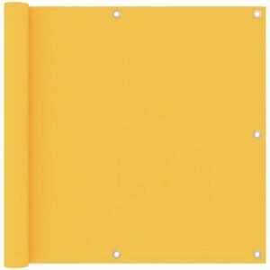Longziming - Balkon-Sichtschutz Gelb 90x600 cm Oxford-Gewebe