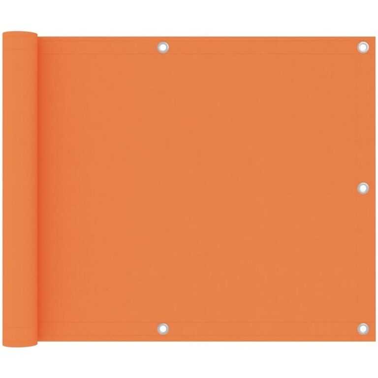 Longziming - Balkon-Sichtschutz Orange 75x500 cm Oxford-Gewebe