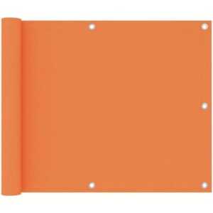 Longziming - Balkon-Sichtschutz Orange 75x600 cm Oxford-Gewebe