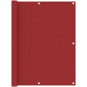 Longziming - Balkon-Sichtschutz Rot 120x500 cm Oxford-Gewebe