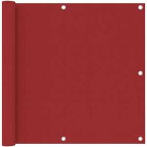 Longziming - Balkon-Sichtschutz Rot 90x300 cm Oxford-Gewebe