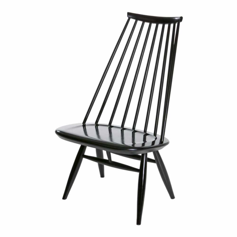 Mademoiselle Lounge Chair Sessel, Farbe schwarz lackiert