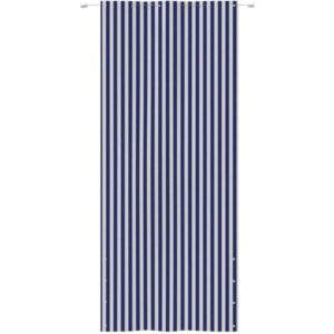Maison Exclusive - Balkon-Sichtschutz Blau und Weiß 120x240 cm Oxford-Gewebe - Mehrfarbig