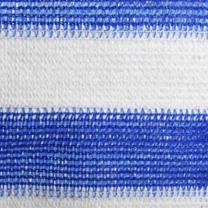 Maison Exclusive - Balkon-Sichtschutz Blau und Weiß 120x500 cm hdpe - Mehrfarbig
