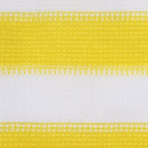 Maison Exclusive - Balkon-Sichtschutz Gelb und Weiß 120x500 cm hdpe - Mehrfarbig