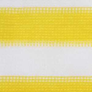 Maison Exclusive - Balkon-Sichtschutz Gelb und Weiß 120x600 cm hdpe - Mehrfarbig