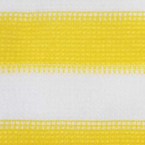 Maison Exclusive - Balkon-Sichtschutz Gelb und Weiß 75x300 cm hdpe - Mehrfarbig