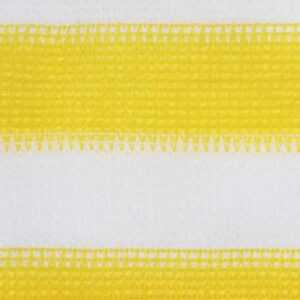 Maison Exclusive - Balkon-Sichtschutz Gelb und Weiß 90x500 cm hdpe - Mehrfarbig