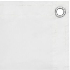Maison Exclusive - Balkon-Sichtschutz Weiß 90x500 cm Oxford-Gewebe - Weiß