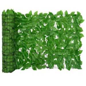 Maison Exclusive - Balkon-Sichtschutz mit Grünen Blättern 200x75 cm - Grün