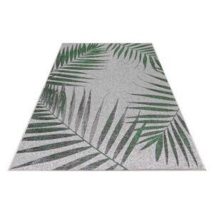 Outdoorteppich Palmen Design, SIMPEX24, Läufer, Höhe: 5 mm, Teppich Palmen Design Flachgewebe Küchenteppich Balkon Terrasse