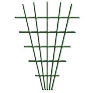PROREGAL Pflanzstab, V-Form, 145x5x75cm, 4/4,7mm, grün