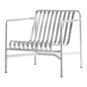 Palissade Lounge Chair Low Hot Galvanised Sessel