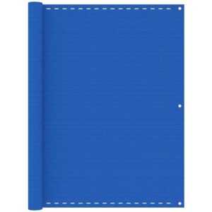 Prolenta Premium Balkon-Sichtschutz Blau 120x600 cm HDPE - Blau