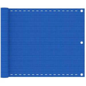Prolenta Premium - Balkon-Sichtschutz Blau 75x300 cm hdpe - Blau
