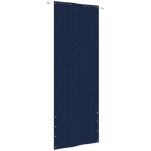 Prolenta Premium - Balkon-Sichtschutz Blau 80x240 cm Oxford-Gewebe - Blau