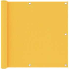 Prolenta Premium - Balkon-Sichtschutz Gelb 90x600 cm Oxford-Gewebe - Gelb
