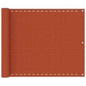 Prolenta Premium - Balkon-Sichtschutz Orange 75x600 cm hdpe - Orange
