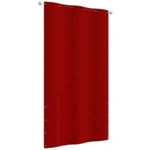 Prolenta Premium - Balkon-Sichtschutz Rot 120x240 cm Oxford-Gewebe - Rot