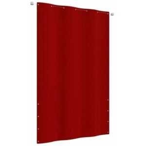 Prolenta Premium Balkon-Sichtschutz Rot 140x240 cm Oxford-Gewebe - Rot