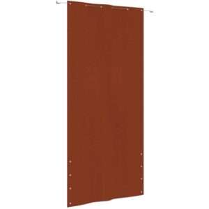 Prolenta Premium - Balkon-Sichtschutz Terrakottarot 120x240 cm - Braun