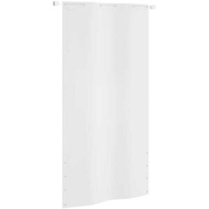 Prolenta Premium - Balkon-Sichtschutz Weiß 120x240 cm Oxford-Gewebe - Weiß