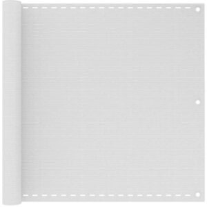 Prolenta Premium - Balkon-Sichtschutz Weiß 90x500 cm hdpe - Weiß