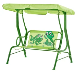 Siena Garden Kinderschaukel Froggy ¦ grün ¦ Maße (cm): B: 108 H: 110 Garten > Garten Lounge-Möbel > Hollywoodschaukeln - Höffner